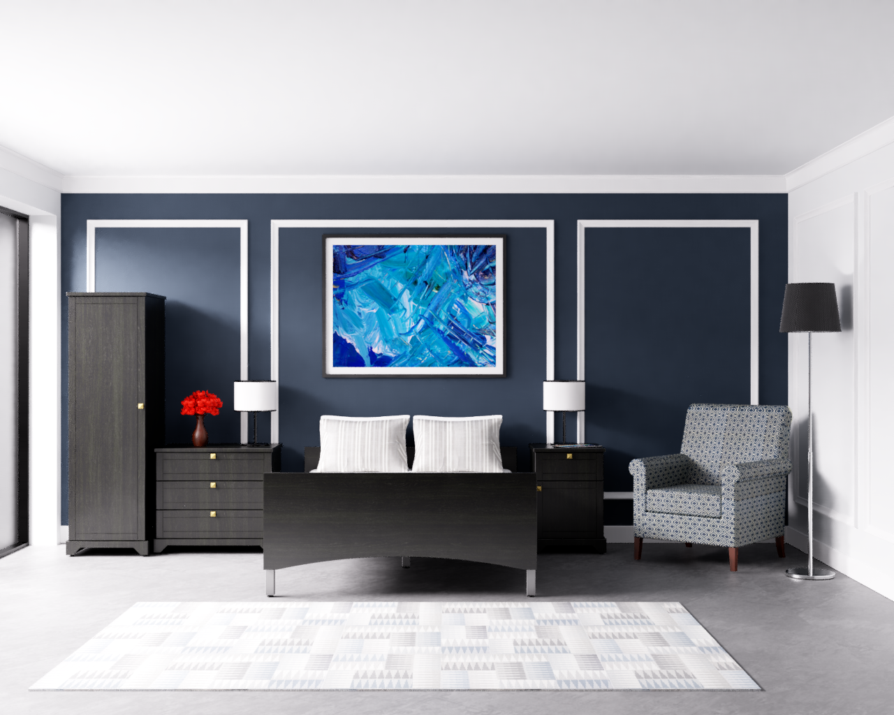 An IntelliCare-furnished resident room